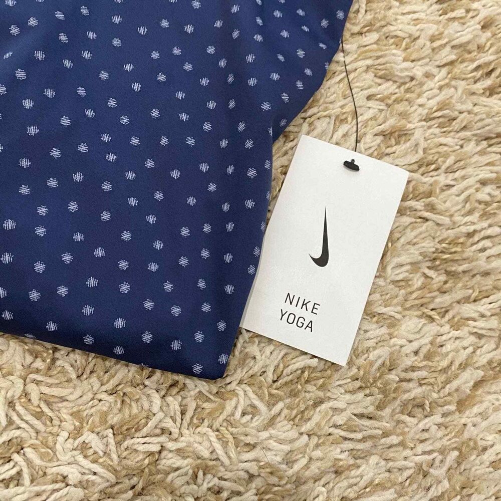Nike Women's Dots Twist 7/8 Yoga Athletic Leggings Blue Size XS NWT - Picture 5 of 8